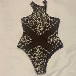 The Attico patterned swim